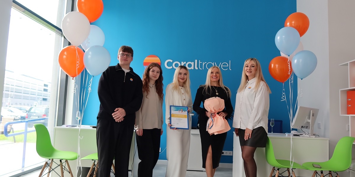 Сеть Турагентств Coral Travel пополнилась новым офисом 