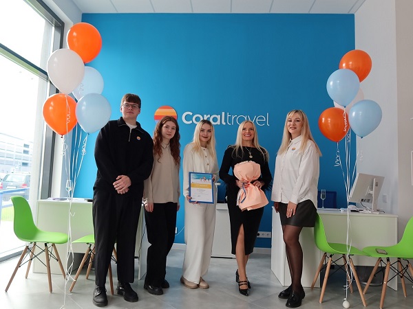 Сеть Турагентств Coral Travel пополнилась новым офисом 